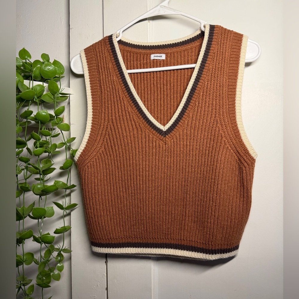 Garage sweater vest